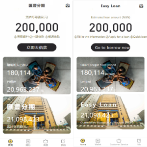 双语言小额贷款源码/套路贷系统/海外贷款系统