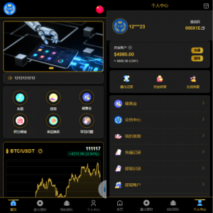 多语言虚拟币量化投资系统/海外币种投资/前端vue